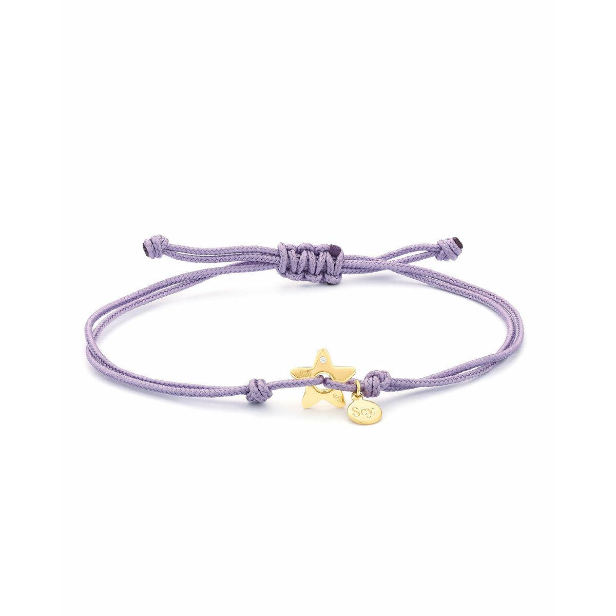 Secrecy Armbånd Til Kvinder Lilla Snøre Justerbar - Secrecy Armbånd  - 8434103477308