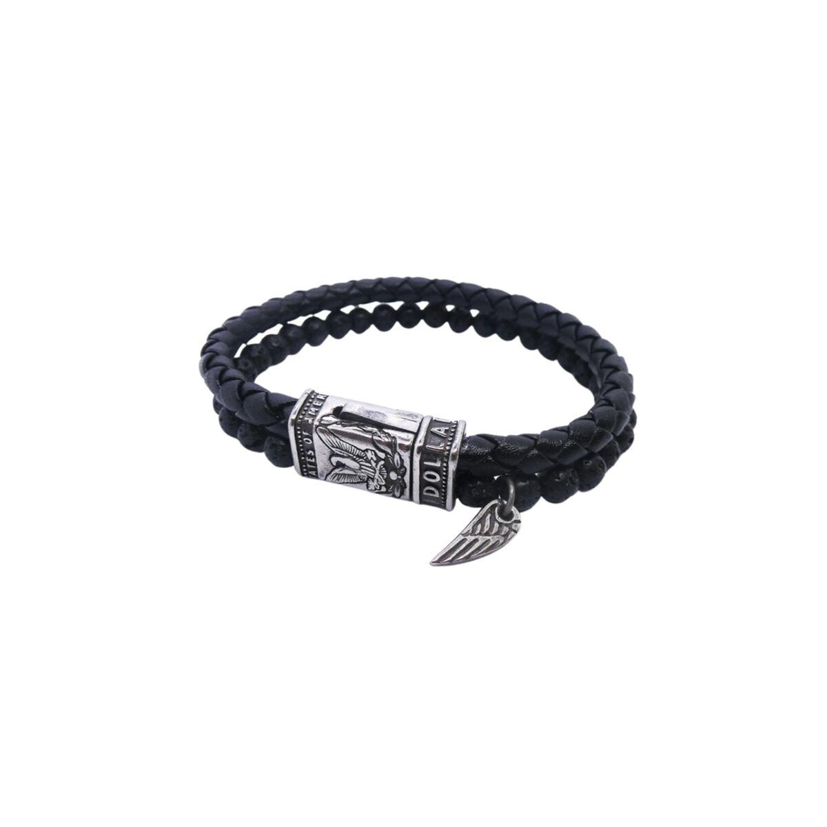 Sort Jewels Armbånd Til Mænd Flettet Design - An Jewels Armbånd - 5600468108796