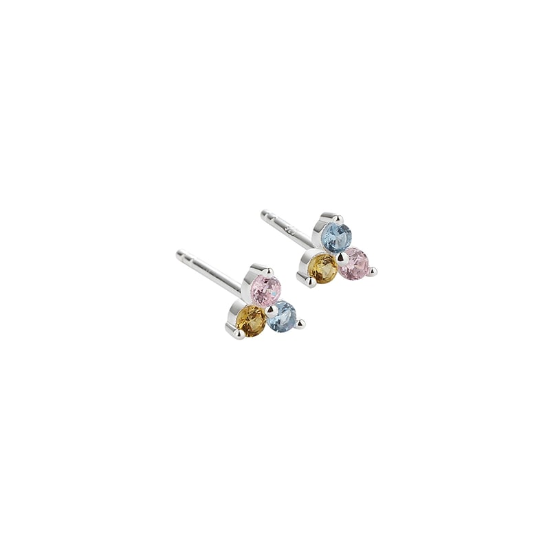 Gunnva Pastel Silver - Aqua Dulce Ørestikkere  - 5740013852849
