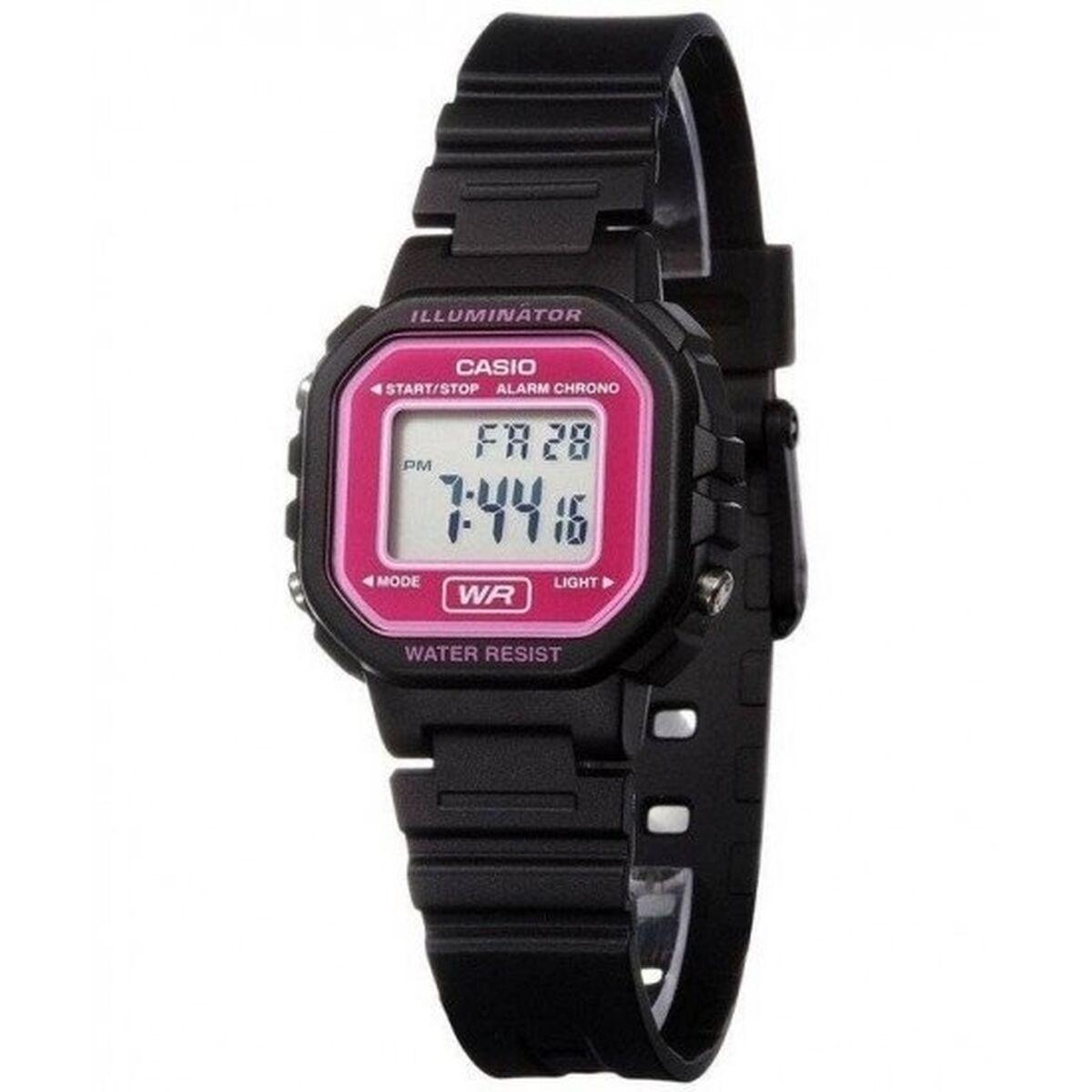 Sort Dameur Casio Illuminator - Casio Armbånd  - 4971850944980