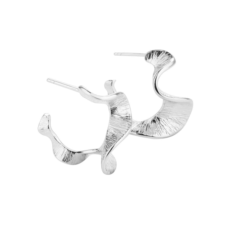 Rhumba Medium Silver - Aqua Dulce Øreringe  - 5740013853198