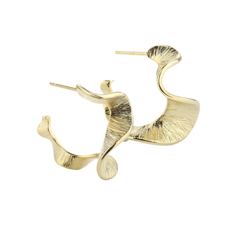 Rhumba Medium Golden - Aqua Dulce Øreringe  - 5740013853204