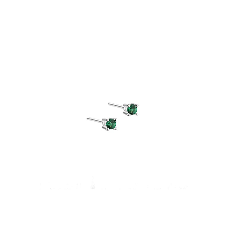 Grøn Big Kaya Green Silver - Aqua Dulce Øreringe  - 5740013853839