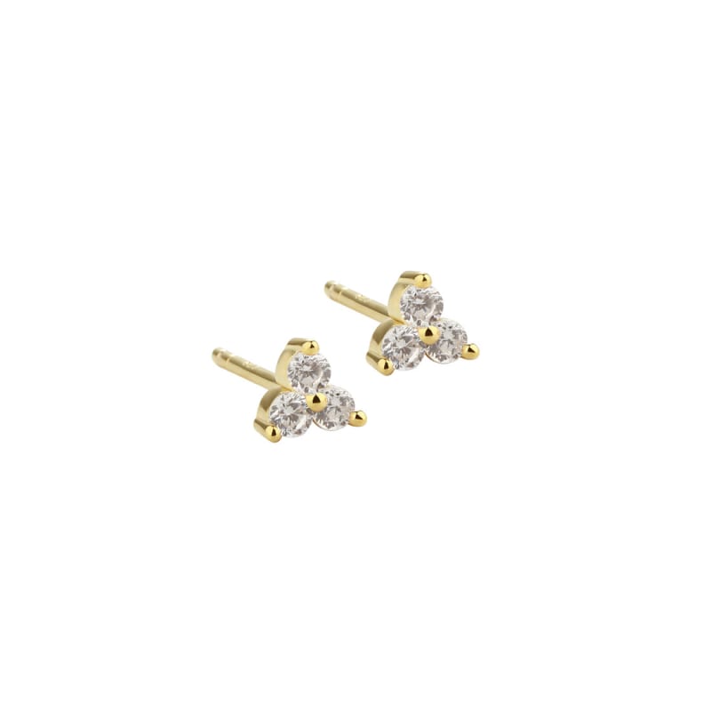 Hvid Gunnva White Golden - Aqua Dulce Ørestikkere  - 5740013854003