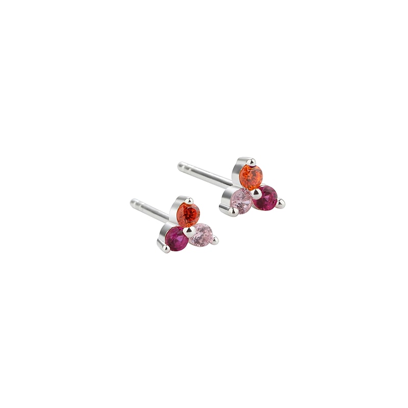 Pink Gunnva Silver - Aqua Dulce Ørestikkere  - 5740013854010