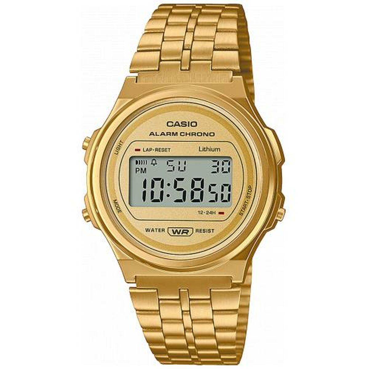 Armbåndsur Casio Vintage A171weg 9aef Gylden Unisex - Casio Armbånd  - 4549526300905