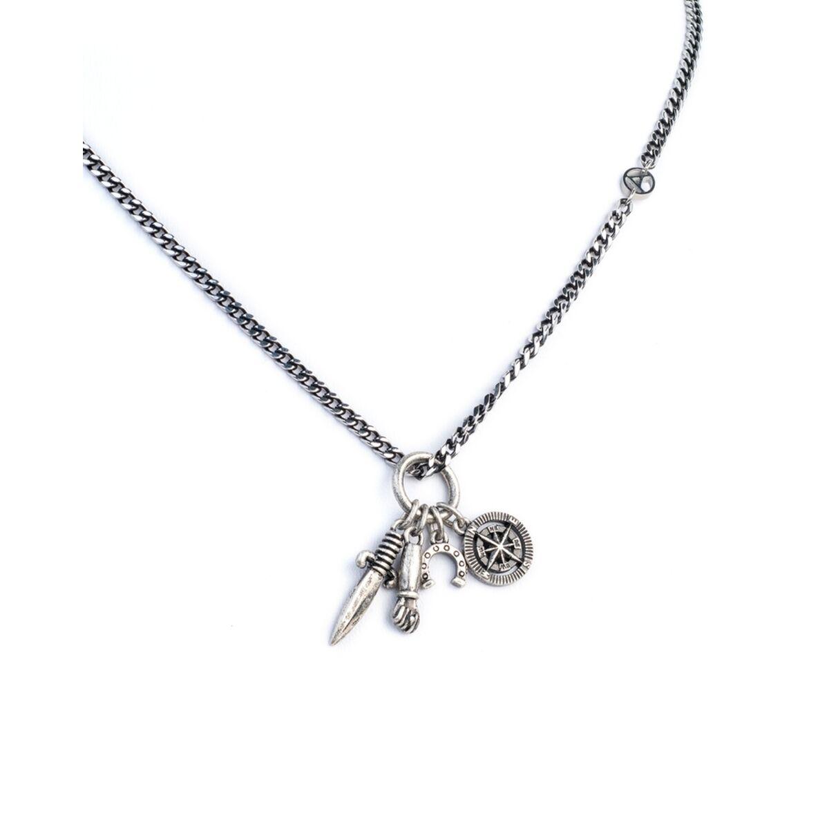 Jewels C191as Halskæde Til Kvinder Sølvfarvet Med Vedhæng - An Jewels Halskæder  - 5600468106532