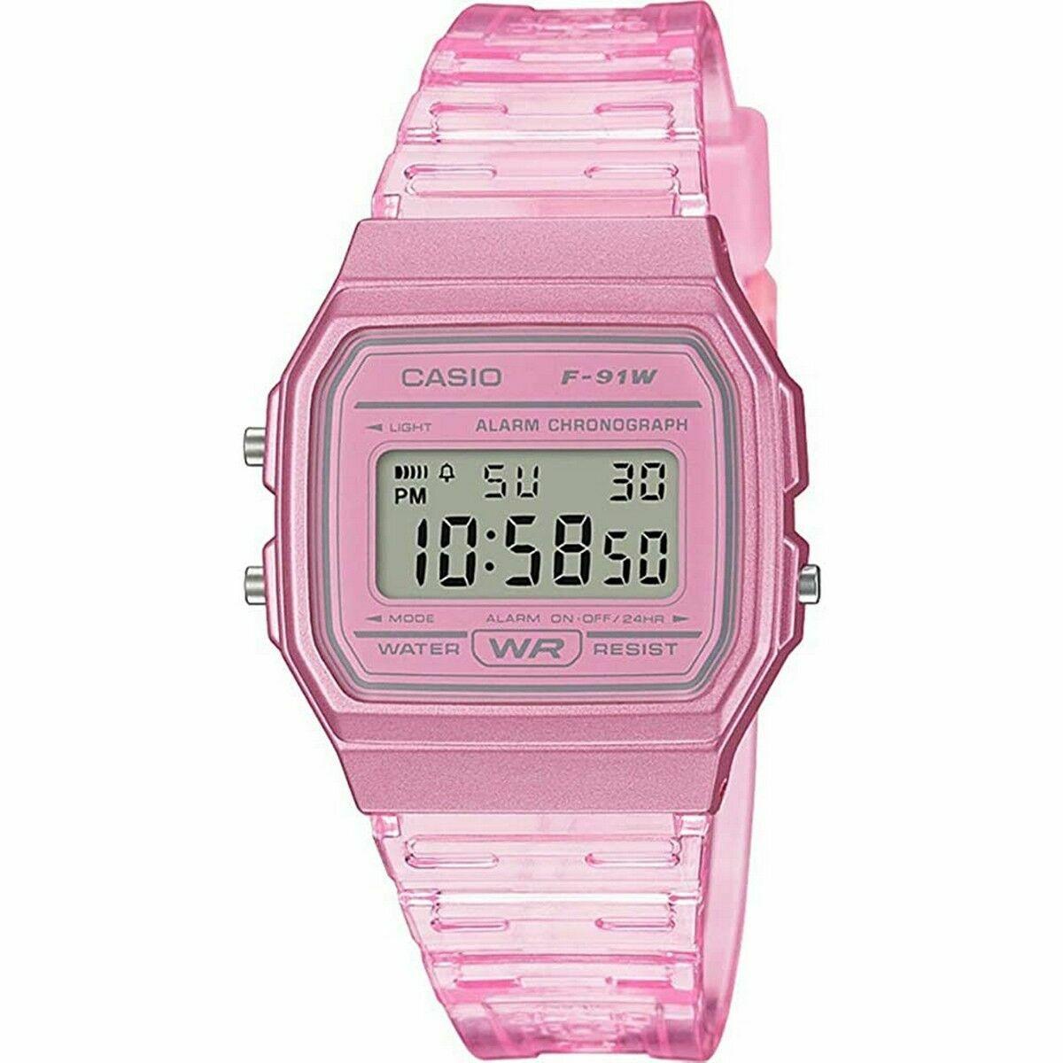 Pink Armbåndsur Casio 91ws 4ef Dameur - Casio Armbånd  - 4549526261091
