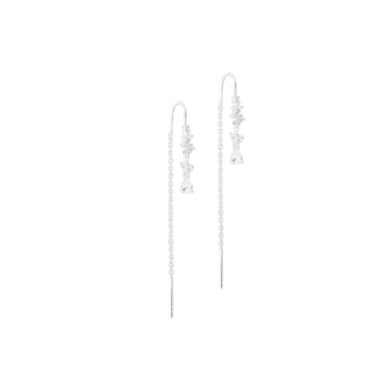 Aura Earthread Silver - Aqua Dulce Øreringe  - 5740013860875
