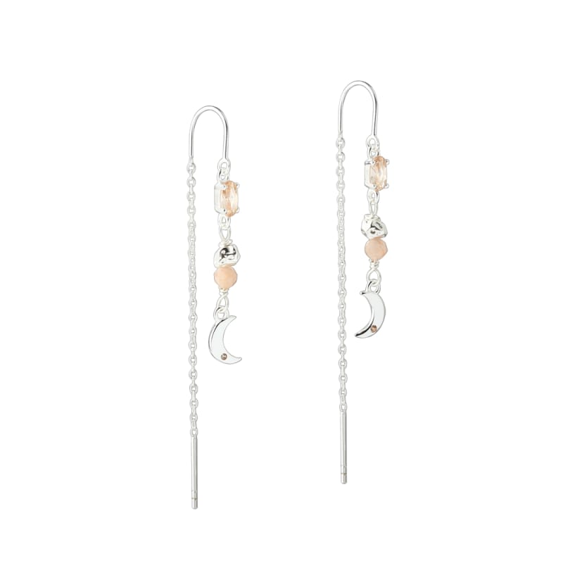 Blush Earthread Silver - Aqua Dulce Øreringe  - 5740013862039