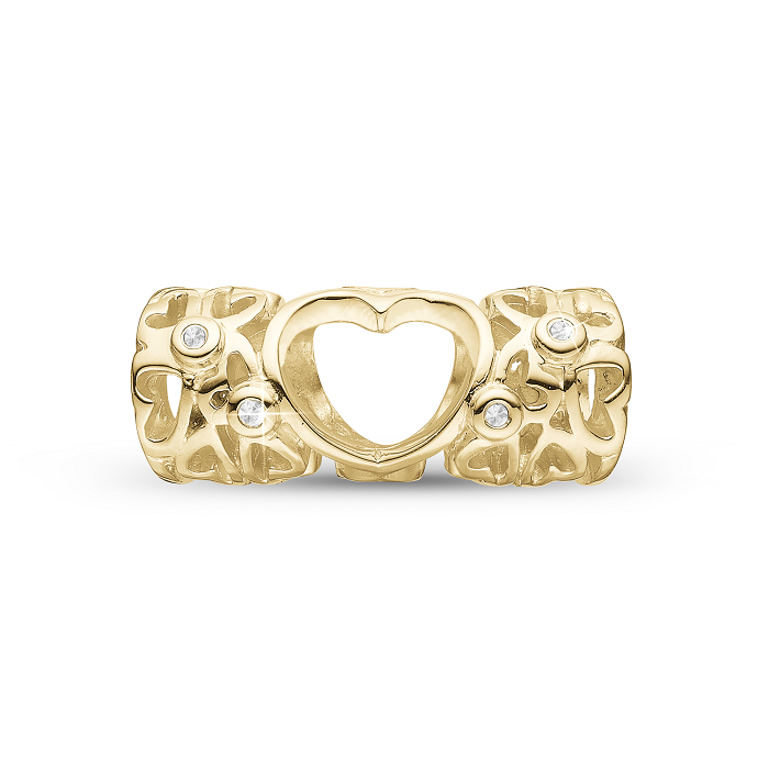 Christina 4mm Charm Forever And Ever Forgyldt - Christina Armbånd