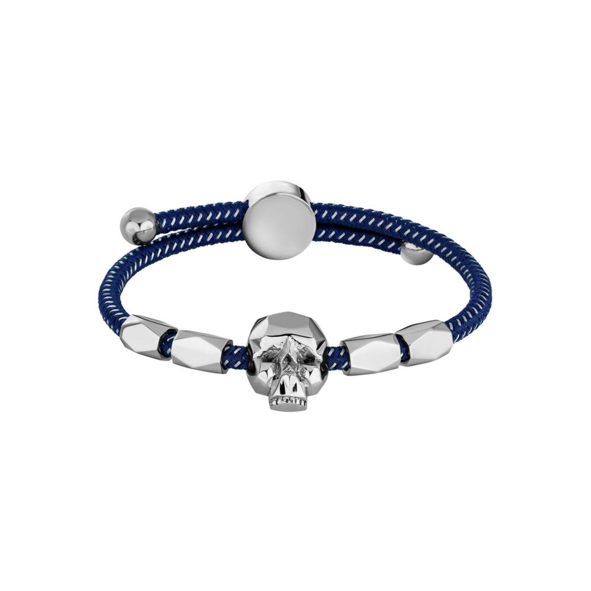 Armbånd Til Mænd Police Blå Tekstil Justerbar - Police Armbånd  - 4895220920643