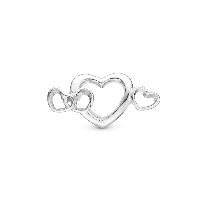Christina 6mm Charm Hearts Love - Christina Armbånd