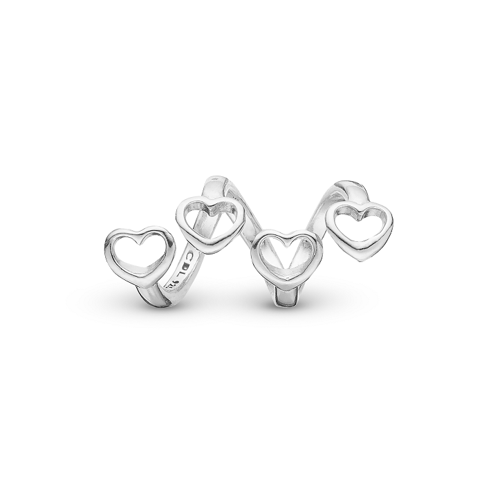 Christina Charm Family Hearts - Christina Armbånd