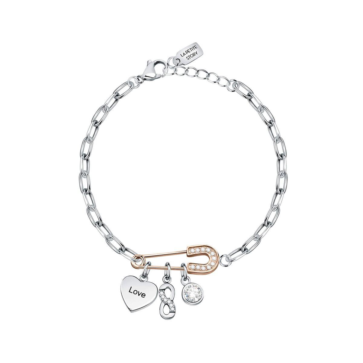 Petite Story Armbånd Til Kvinder Sølvfarvet Rustfrit Stål - La Petite Story Armbånd  - 8033288910534
