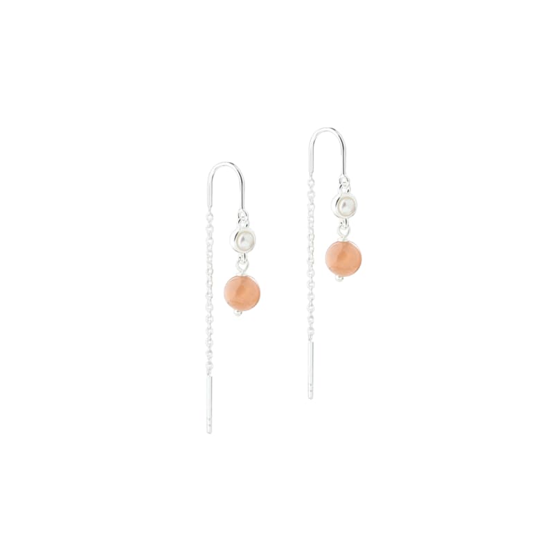 Sunella Earthread Silver - Aqua Dulce Øreringe  - 5740013864637
