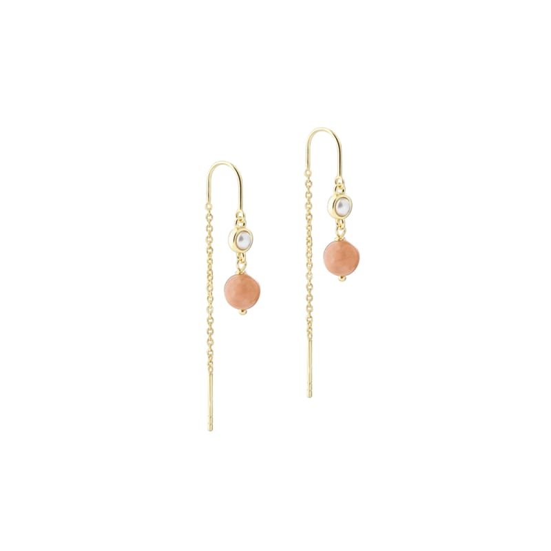Sunella Earthread Golden - Aqua Dulce Øreringe  - 5740013864644