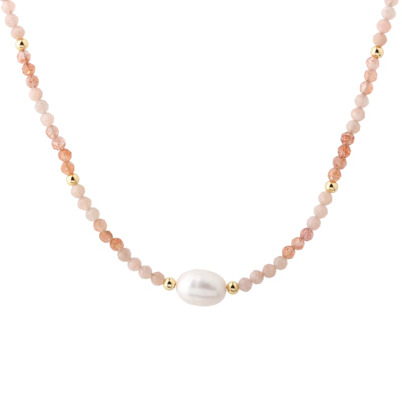 Sunella Mix Necklace Golden - Aqua Dulce Halskæder  - 5740013865207