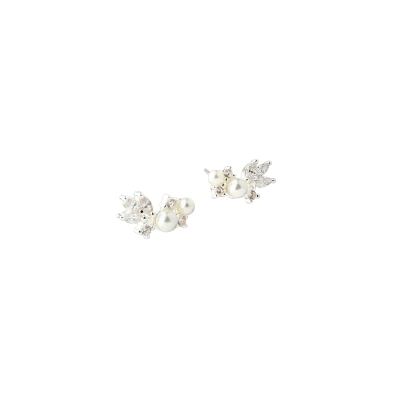 Lumi Pearl Earstud Silver - Aqua Dulce Ørestikkere  - 5740013865573