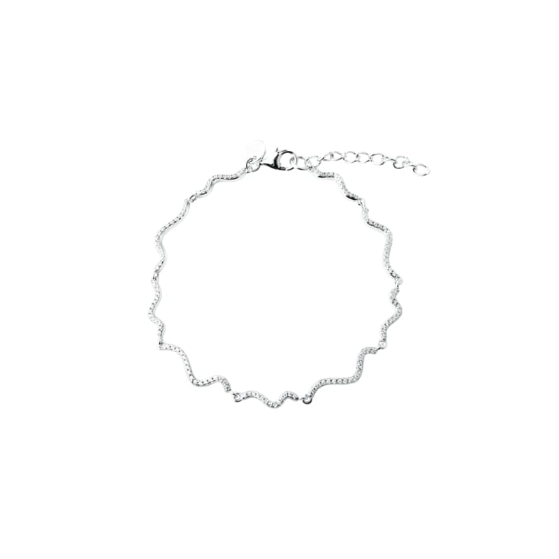 Curva Bracelet Silver - Aqua Dulce Armbånd  - 5740013865658