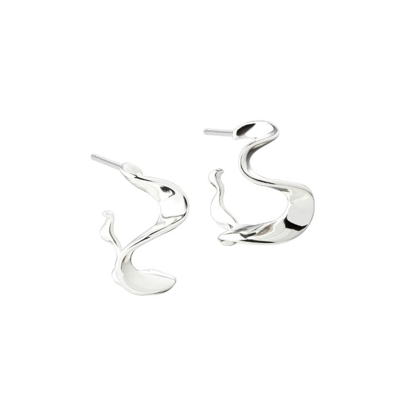 Slim Rhumba Silver - Aqua Dulce Øreringe  - 5740013865818