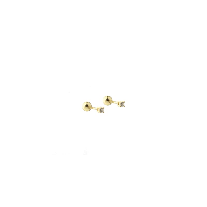 Eila Classic & Ball Golden - Aqua Dulce Ørestikkere  - 5740013865962