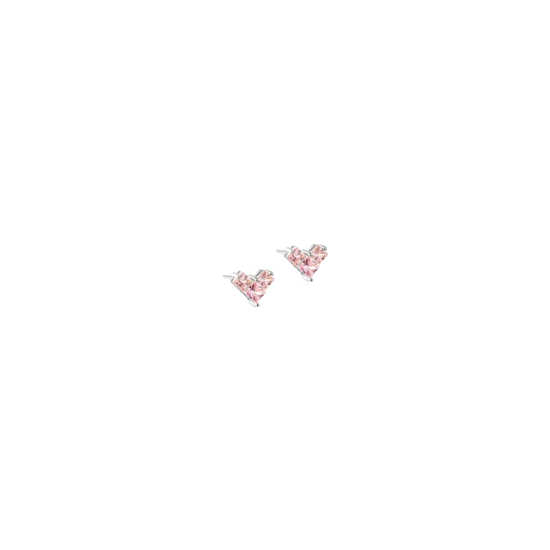 Kara Heart Rose Silver - Aqua Dulce Ørestikkere  - 5740013866037