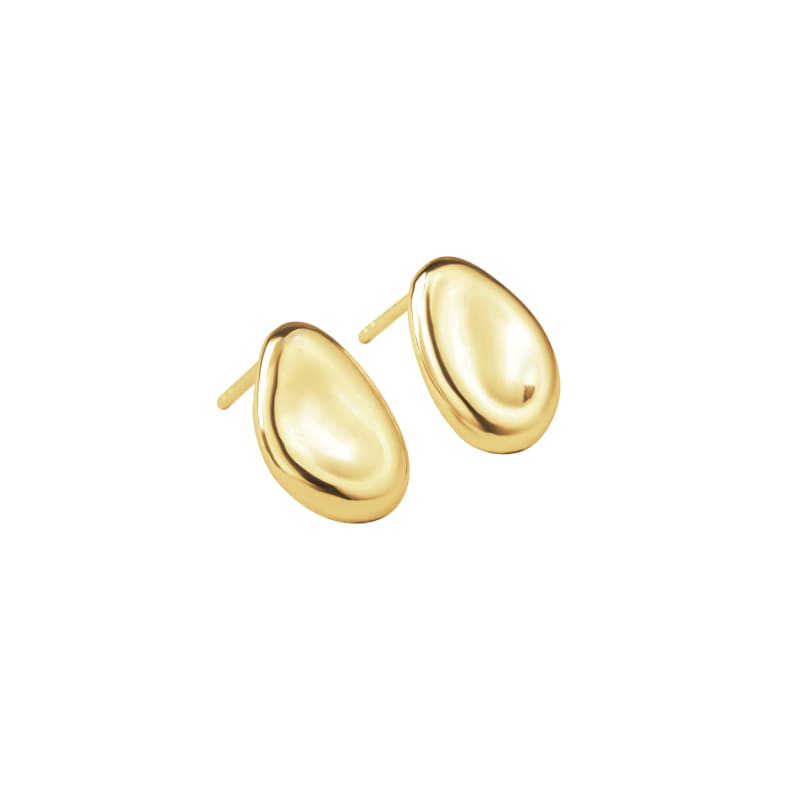 Minara Big Earring Golden - Aqua Dulce Øreringe  - 5740013866181