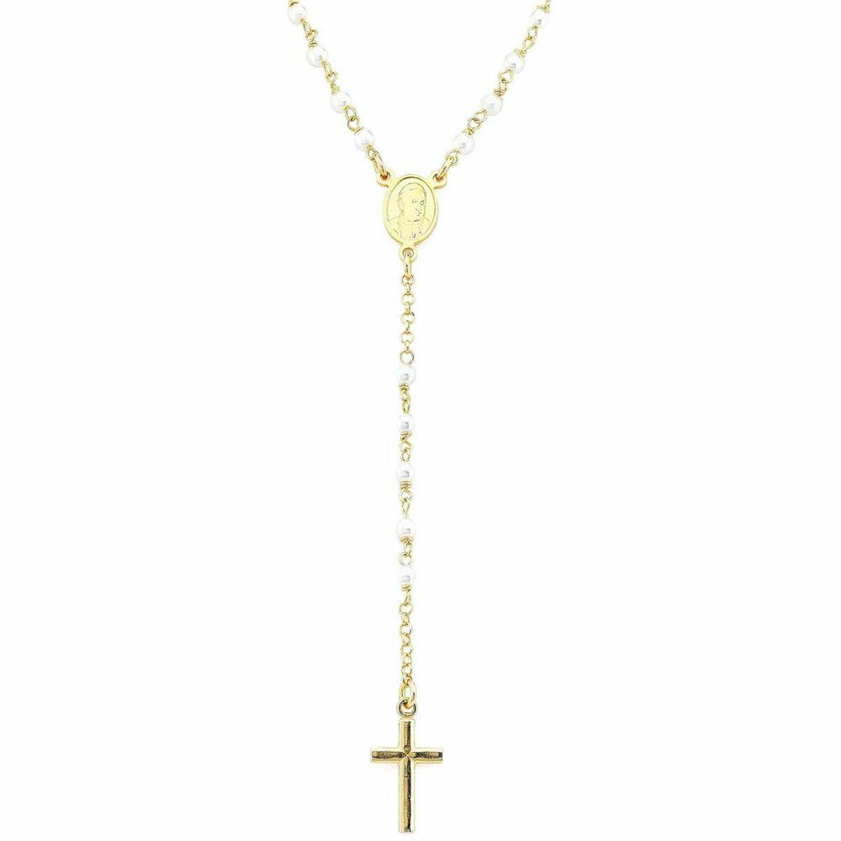 Amen Halskæde Til Kvinder Croce Papa Gylden 925 Sterling Sølv - Halallujah Halskæder  - 8054719008316