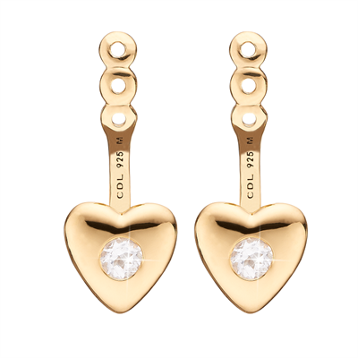Christina Jewelry Big Hearts Add - Christina Øreringe