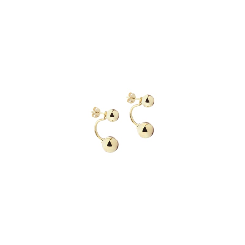 Alba Earstud Golden - Aqua Dulce Øreringe  - 5740013867430