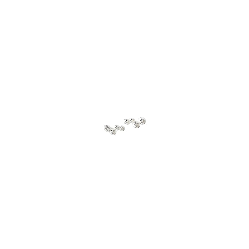 Nora Dots Silver - Aqua Dulce Ørestikkere  - 5740013867669
