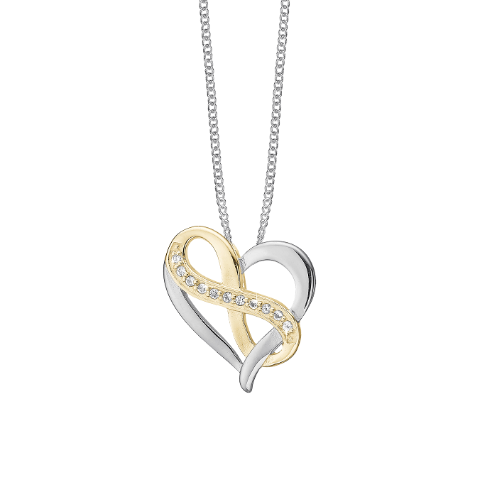 Christina Heart With Eternity Vedhæng 680 Bb96 - Christina Halskæder
