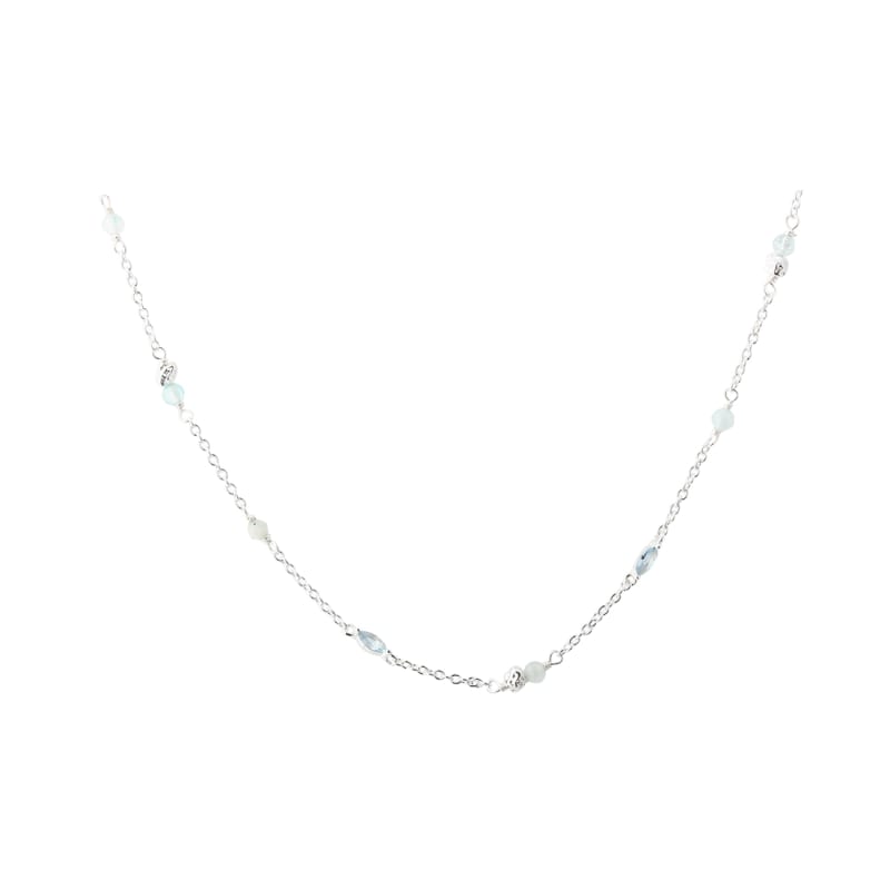 Sinna Necklace Silver - Aqua Dulce Halskæder  - 5740013868147