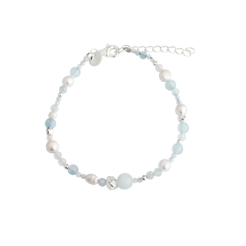 Sinna Pearl Bracelet Silver - Aqua Dulce Armbånd  - 5740013868246