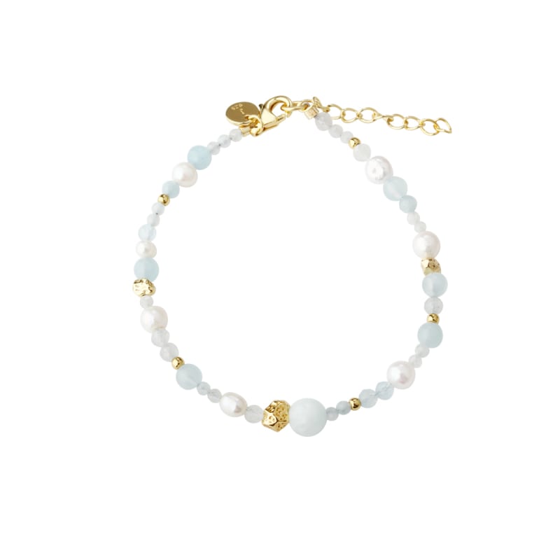 Sinna Pearl Bracelet Golden - Aqua Dulce Armbånd  - 5740013868253