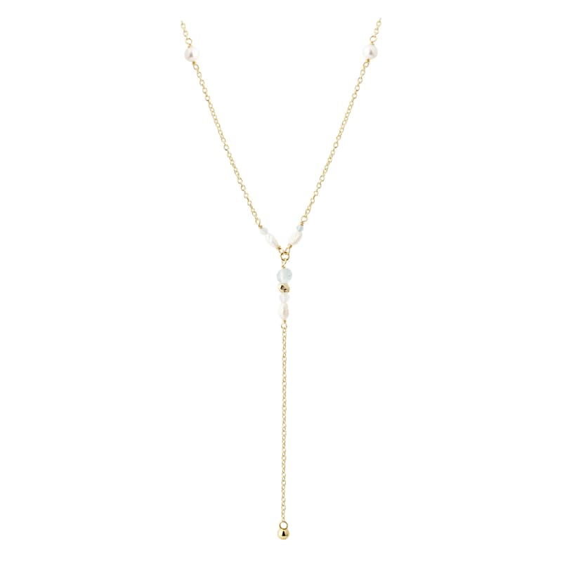 Sinna Pearl Necklace Golden - Aqua Dulce Halskæder  - 5740013868291