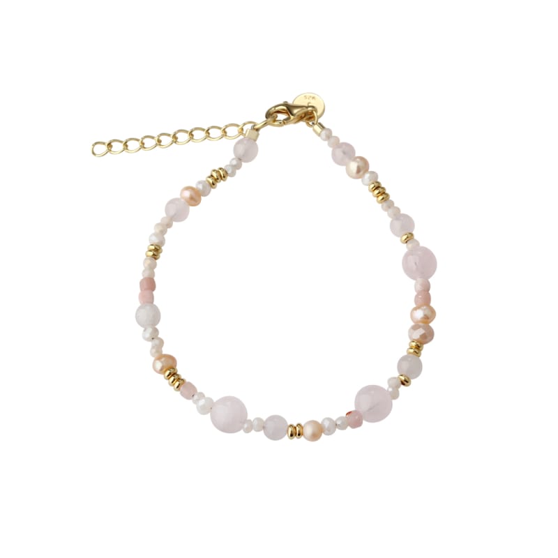 Grace Pearl Bracelet Golden - Aqua Dulce Armbånd  - 5740013868475