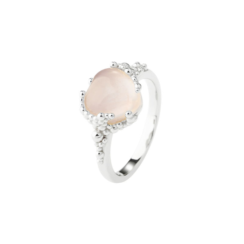 Grace Heart Ring Silver - Aqua Dulce Fingerringe  - 5715446685272