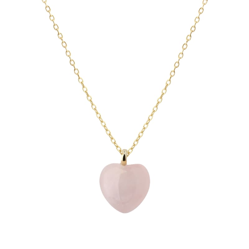 Grace Heart Necklace Golden - Aqua Dulce Halskæder  - 5740013868550
