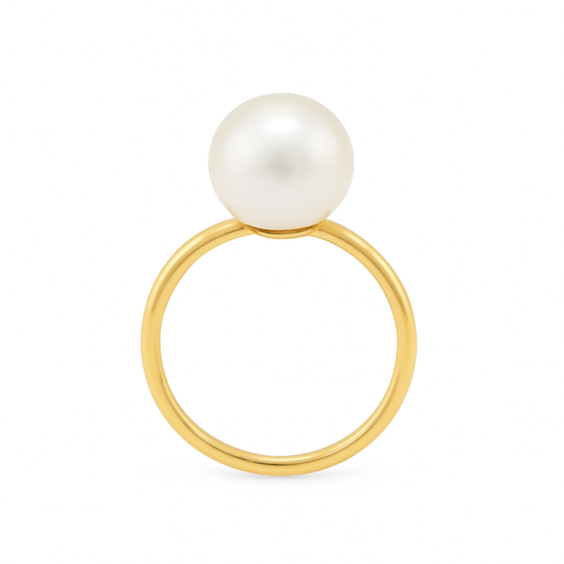 Luna Ring Golden - Aqua Dulce Fingerringe  - 5715446687566