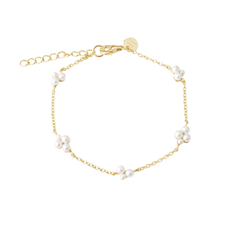 Luna Cluster Bracelet Golden - Aqua Dulce Armbånd  - 5740013868796