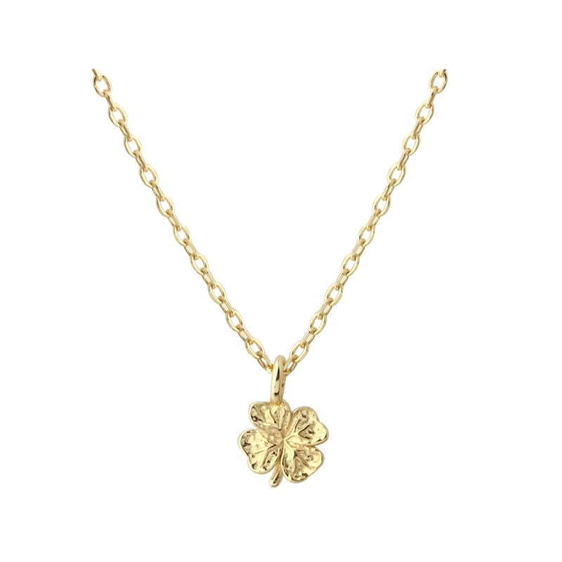 Clover Necklace Golden - Aqua Dulce Halskæder  - 5740013868918