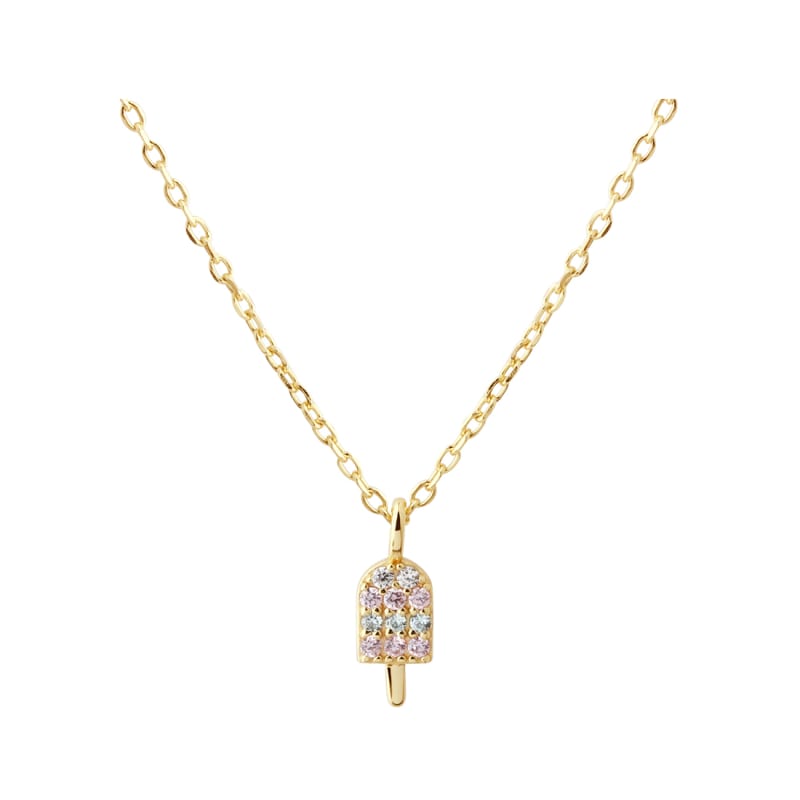 Ice Necklace Golden - Aqua Dulce Halskæder  - 5740013869175