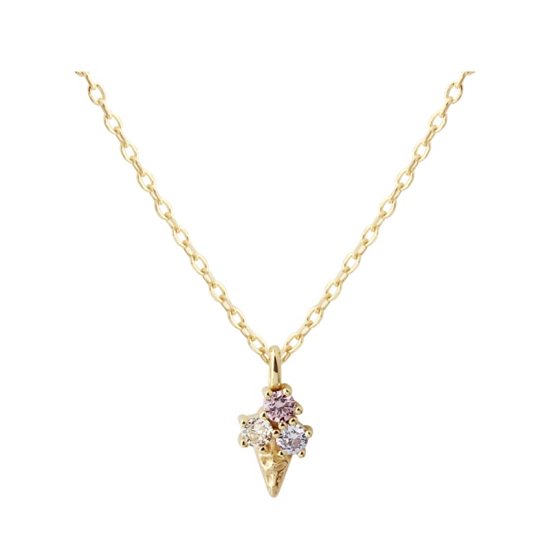Frozen Necklace Golden - Aqua Dulce Halskæder  - 5740013869212