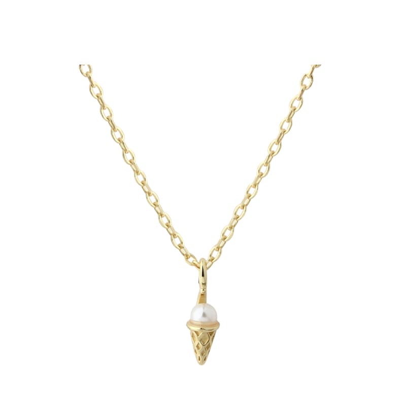 Vanilla Necklace Golden - Aqua Dulce Halskæder  - 5740013869298