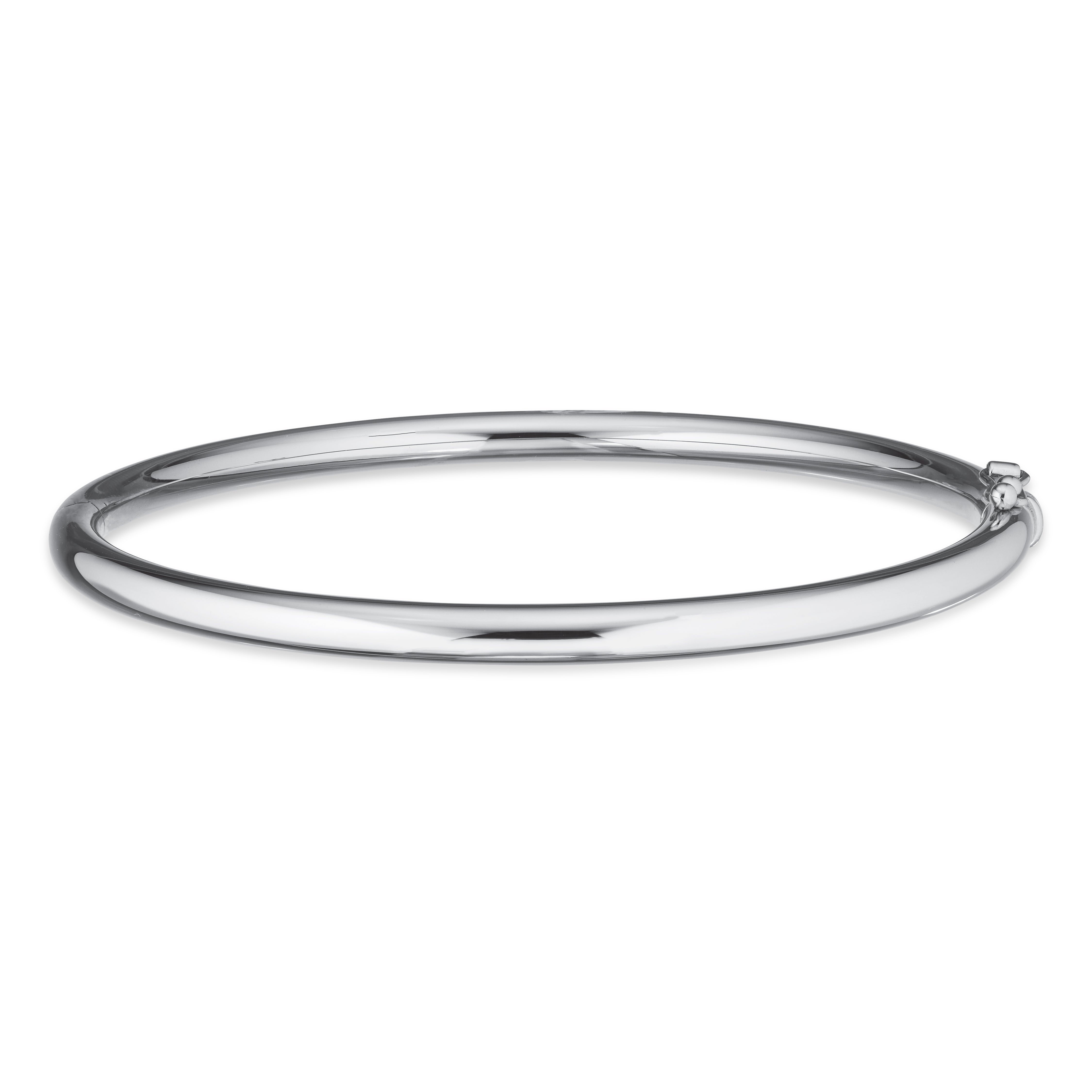 Scrouples Sølv Armring Glat Buet 4mm 695822 - Scrouples Armbånd  - 1233690236537