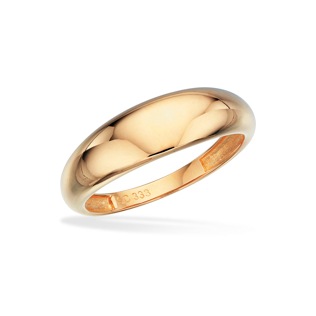 Scrouples Karats Klassisk Ring Med Blank Overflade 713463 - Scrouples Fingerringe  - 1233690235769