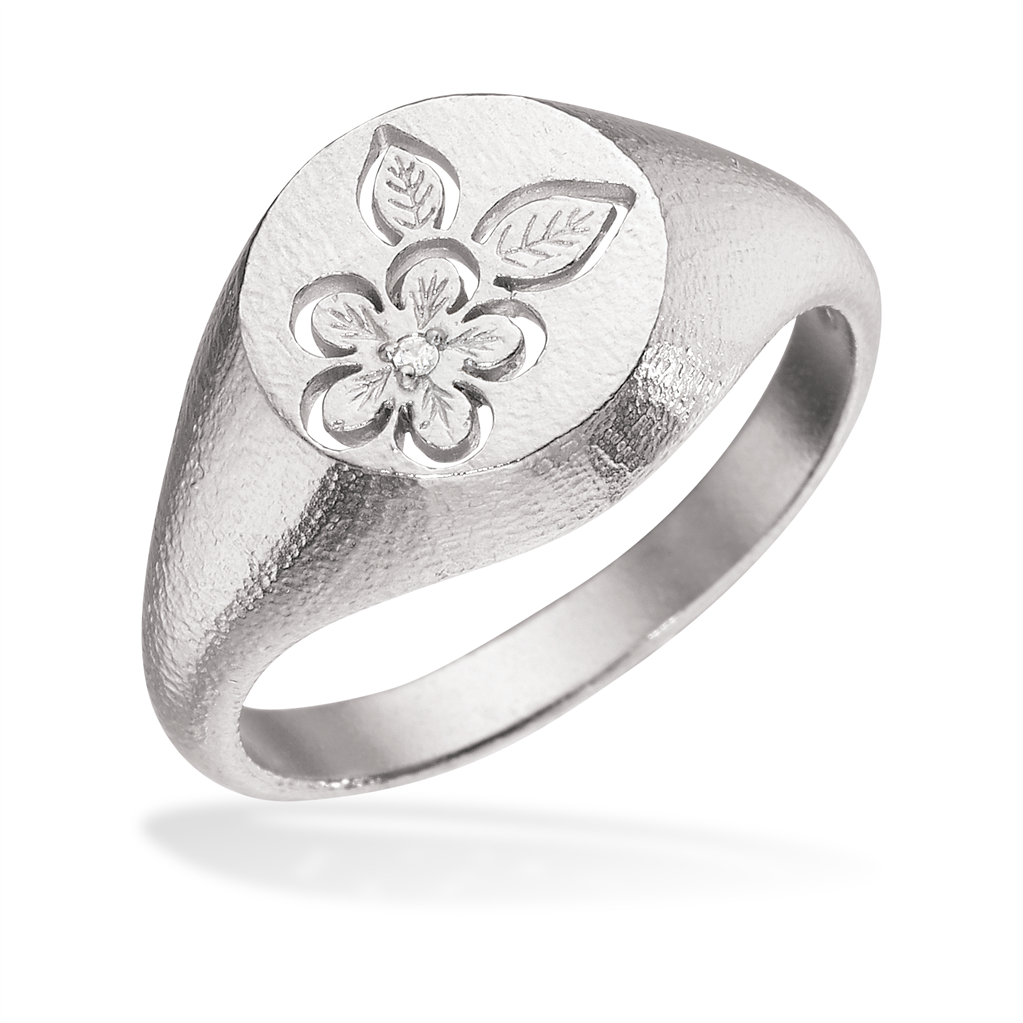 Scrouples Ring Primavera Signet Sølv Ring 725232 - Scrouples Fingerringe  - 1233690139340