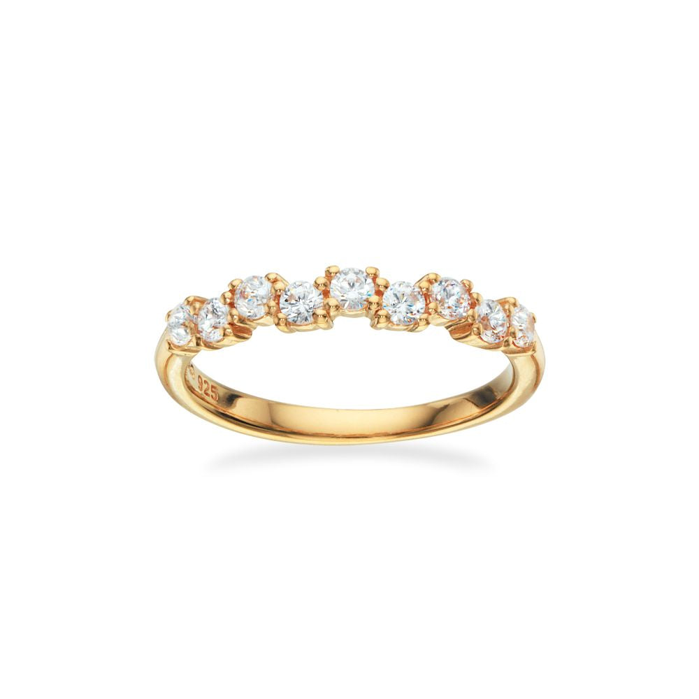 Scrouples Forgyldt Sølv Ring Med Sten 727962 - Scrouples Fingerringe